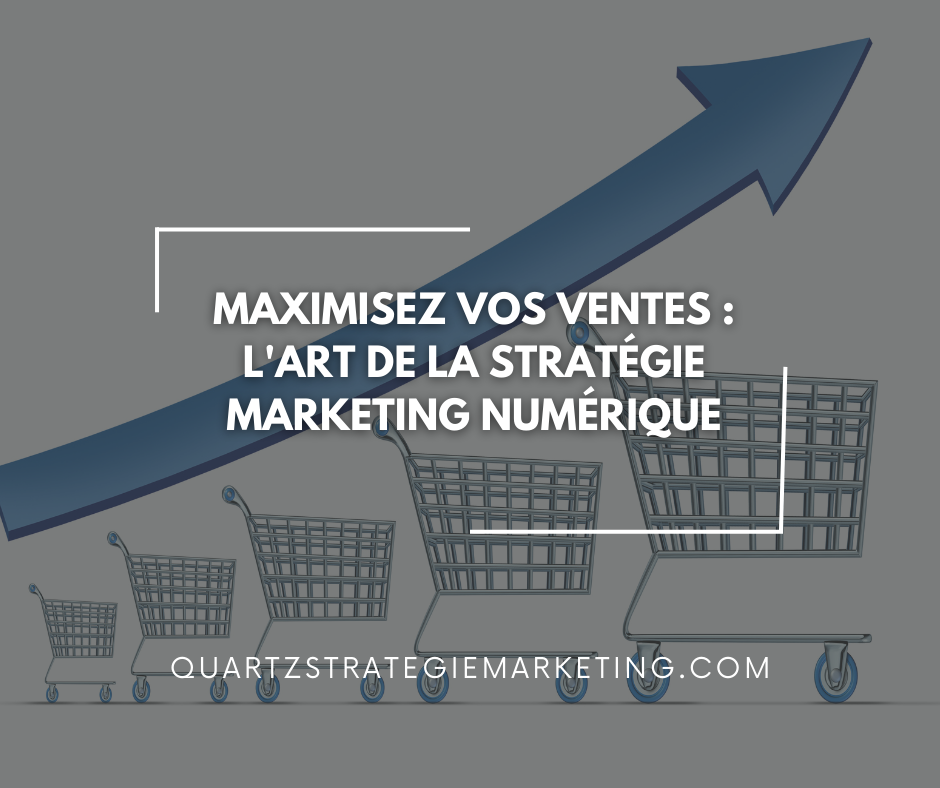 Maximisez Vos Ventes : L'Art de la Stratégie Marketing Numérique